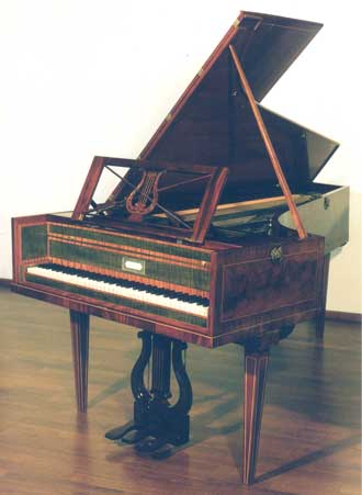 Hammerflügel Christian Erdmann Rancke - Gesamtsicht Hammerflügel Christian Erdmann Rancke - Gesamtsicht