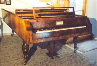 Hammerflügel Joseph Baumgartner 1830 - Gesamtschau Hammerflügel Joseph Baumgartner 1830 - Gesamtschau